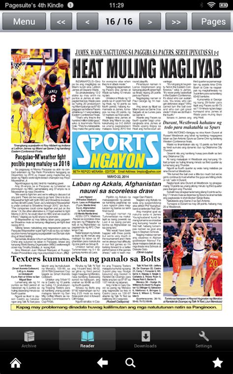 tagalog sports news|Latest Sports News, Scores And Highlights .